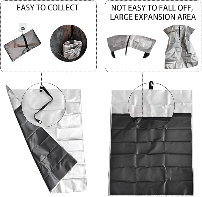 Baby Car Seat Sun Shade Cover, Cooling Protector for Infant Seats | Sun Protection Cover, Helps Keep Seat Cooler, Universal Fit, Foldable Storage - Image 5