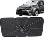 Upgrade Windshield Sun Shade Umbrella for Toyota Camry/Corolla 2000–2026 | Windshield Sun Shade,Foldable Umbrella Reinforced 10-Rib Frame, UV Block Protection Front Window Car Sun Shade by Unknown