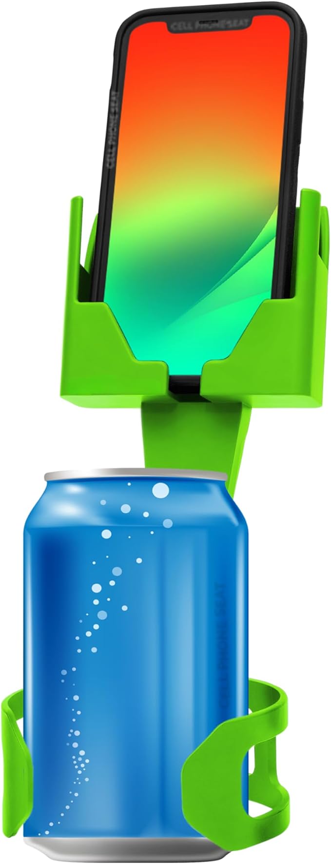 Cup Holder Phone Holder Mount for Car - Universal Adjustable Expander Cradle Hands-Free Driving - Compatible with All Smartphones Car Mount for iPhone Samsung Google Android Mobile Accessories Green by CellPhoneSeat