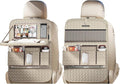 XDV Car Seat Organizers,Multi-functional Back Seat Protectors, Storage Pouches, and Tray Holders (for Cars, Kids, Seat Back and Rear Seats) (Woven Beige, 2 Pcs) by Unknown