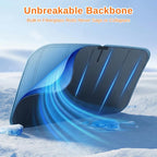 Custom Fit Windshield Sun Shade for 2021-2026 Ford F-150,Heat & UV Blocker - Image 2