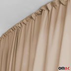 OMAC 54" x 71" Cab Divider Curtain Van Cabin Campervan Kit Beige - Image 7