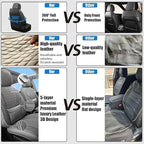 Front Seat Covers Custom Fit for Lexus ES330 2004-2006, Gray | Lumbar Support, Luxury Faux Leather, Breathable, Anti-Slip, Airbag Compatible, Waterproof, Car Seat Protectors, 1 Row 2 Seats - Image 4