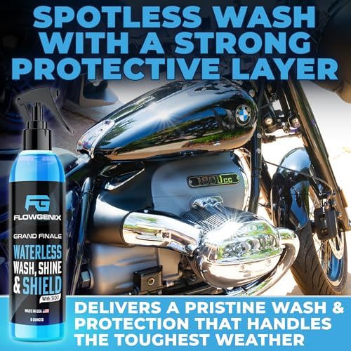 Waterless Car Wash Spray 8 oz - Motorcycle Cleaner (2-Pack) - Image 2