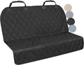 VIVAGLORY Dog Seat Cover Pet Seat Protector, Large, Black | Backseat Cover for Car Suv & Truck, Back Rear Backseat Bench Protector by VIVAGLORY
