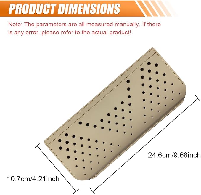 Car Seat Side Pocket Organizer, Multifunctional Mini Console Storage Bag for Phone, Keys, Sunglass, Wallet, PU Leather Tray Pouch Car Organizer Accessories for Seat, Door, Window, Console (Beige) - Image 2