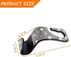 Mandark 4PCS Rhinestone Headrest Hooks for Bags and Umbrellas, Multicolor | ABS construction with rhinestones, half-open installation, holds bags and umbrellas, fits many seat posts - Image 2