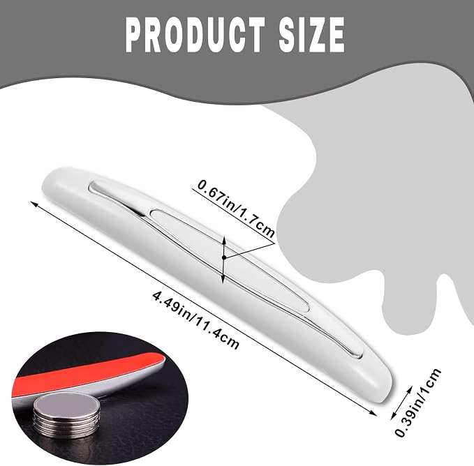 4PCS Car Door Edge Guards, Anti-Scratch Car Door Protector Trim Strip with Self Adhesive, Universal Door Guards for Cars Trucks SUVs, Exterior Car Accessories (White) - Image 3