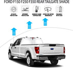 D-Lumina Rear Tailgate Window Sun Shade for 2015-2025 Fo-rd F150 F250 F350 Accessories, Window Sunshade Sun Visor Protector Block UV Rays Heat (Not for Sliding Window), Foldable 2 Layers 210T Material - Image 2