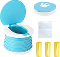 SunnySmile,Travel Potty,Car Potty for Toddler,Portable Toilet for Kids | Portable Toilet for Kids with 45 Liners,for Toddler Travel, Camping, Foldable, Indoor/Outdoor Use by SunnySmile