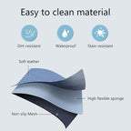 TOPABYTE Seat Back Kick Protector for Tesla Model Y Model 3 Model S Model X | Scratchproof Leather Backseat Mats for Kids & Pets Wear-Resistant Back Seat Cover with Extra Organizer Pocket 2 PCS - Black - Image 9