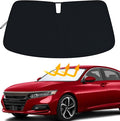 Premium Car Windshield Sun Shade for 2018-2022 Honda Accord Front Window Sun Visor Reflector 310T Thickened Blocks UV Rays Foldable Sunshade Car Interior Protection Accessories by PIMCAR