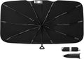 Car Windshield Sun Shade Umbrella, Foldable Sunshade Cover, Large | Front Window Visor, UV Rays, Heat Protection, Custom Fit, Cool Interior, Shield & Protector Accessories, Sunshades, SUV Truck by Rhinovy