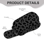 2 Pack Sunglass Holder for Car Visor, Universal Magnetic Car Sunglass Holder for Different Size Eyeglasses, Car Visor Accessories (Leopard-Black) - Image 2