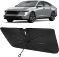 Proadsy Custom Fit Windshield Sun Shade Umbrella for 2023-2026 Honda Accord | Advanced Ice Crystal Material, -54°F Cooler, Zero-Gap Sunblock, Instant Setup & Foldable Design for Summer Parking, Daily Use by Proadsy