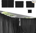 3PCS Car Window Shades Kit, UV Protection Privacy Sunshade Covers, Removable Divider Curtains & Side Window Shades, Universal Car Interior Accessories for Sleeping Traveling Camping by Unknown