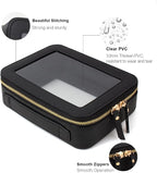 Clear Mahjong Tile Bag, Makeup Bag Set Travel Makeup Case Clear Cosmetic Travel Bag Small Makeup Organizer Mini Make Up Pouch for Purse Waterproof Toiletry Bag Portable Car Essentials Car Organizer - Image 4