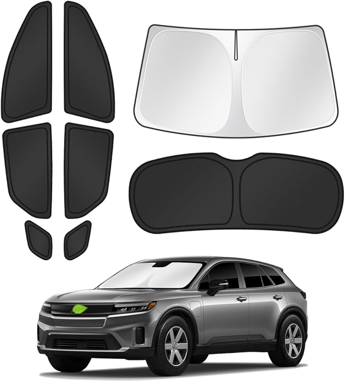 Canvcle Sunshades for 2024-2025 2026 Honda Prologue Accessories Windshield Sun Shade Side Rear Window Shade Cover Sun Visor Shield Privacy Protection for Camping Keep Vehicle Cool Black 8PCS by Canvcle