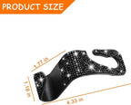 Mandark 4PCS Rhinestone Headrest Hooks for Bags and Umbrellas, Black | ABS construction with rhinestones, half-open installation, holds bags and umbrellas, fits many seat posts - Image 2