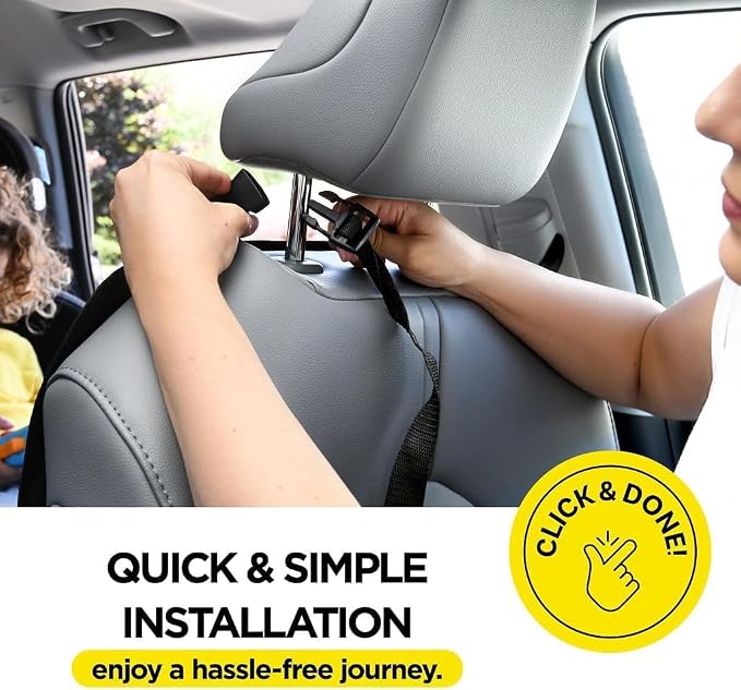 GRBVFDS 2 Pack X-Large Waterproof Kick Mats Backseat Protector, Durable Car Seat Back Protectors for Vehicles to Protect from Dirt, Mud & Scratches, Fits Most SUVs and Vans - Image 3