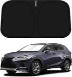 D-Lumina Windshield Sun Shade for 2015-2021 Le‘xus NX NX300h/NX300/NX200t Accessories, Front Window Sunshade Sun Visor Protector Block UV Rays Heat, Foldable 2 Layers 210T Material by D-Lumina