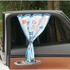 Magnetic Car Sun Shade Curtain for Side Window – Sun Blocker and UV Protector for Baby, Kids, and Pets – Universal Fit with Built-in Magnets for Steel-Framed Door (Magnet-New Ocean Friends) - Image 5