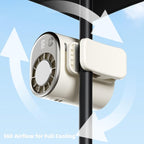 Car Clip On Air Conditioner Fan with LED Display, 2026 New Portable Air Conditioners for Car, 360° Rotation Adjustable Mini Cooling System, Hands-Free Clip on fan for Auto Vehicle - Image 2