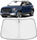 Proadsy Custom Fit Car Windshield Sun Shade for 2020-2026 Hyundai Venue | 240T Heat Shield, Drops Temp 54°F, Blocks 99% UV, Prevents Dashboard Cracking, Summer Parking & Beach Trips, Easy Twist-Fold by Proadsy
