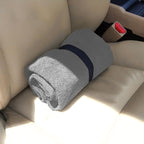 Car Seat Covers 1 Pack Grey Waterproof Towel Car Seat Cover Universal Fit for Most Trucks SUV Fitness Athletes Pets Gym and Water Sport - Image 5