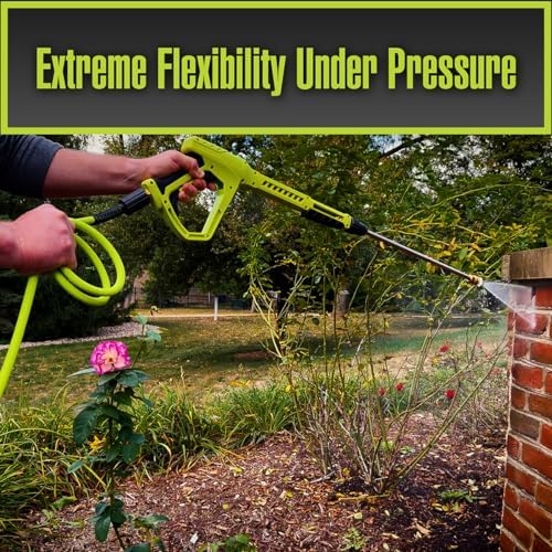 Flexzilla Pressure Washer Replacement Hose, 5/16 in. x 50 ft., 3100 PSI, M22 Fittings, No-Kink, Lightweight, ZillaGreen - Image 3