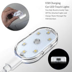 2 PCS Car Led Lights Interior,7 Colors Ambient Lighting Car Interior,USB Rechargeable Car Interior Reading Light,Portable Led Lights for Car - Image 4