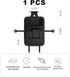 XDV Car Seat Organizers,Multi-functional Back Seat Protectors, Storage Pouches, and Tray Holders (for Cars, Kids, Seat Back and Rear Seats) (Woven Black, 1 Pcs) - Image 2