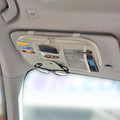 Car Sun Visor Organizer, Auto Interior Accessories Pocket Organizer - Car Truck SUV Storage Pouch Holder, with Multi-Pocket Net Zipper (Gray) by KARTISEN