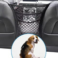 3-Layer Car Mesh Organizer, Dog and Kid Pet Barrier, Seat Back Net Bag Holder, Storage Organizer, Cargo Tissue Handbag Purse Holder, Driver Storage Netting Pouch by LNtech