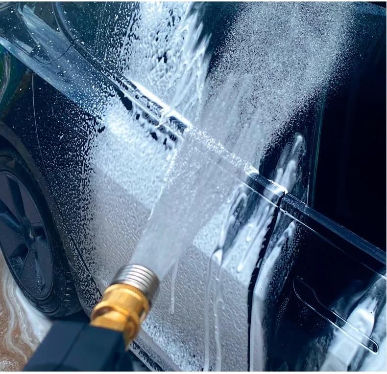 Pressure Washer Tips Spray Nozzle Soft Rain Shower Head Sprinkler with 1/4 Quick Connect Adapter for Power Washers Gun Car Washing Automobile Tire Detailing Cleaning Garden Watering - Image 6