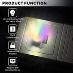 4PCS USB LED Car Interior Atmosphere Lamp, Portable Plug-in Mini Vehicle Night Light, Automotive Trunk Ambient Lighting Decoration Kit, Universal for SUV Sedan Truck (Multicolor) - Image 3