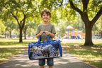 Jurassic World Kids Duffle Bag 16.5" – Dinosaur Travel & Sports Bag with Zipper Pocket, Mesh Side Pockets & Strap - Image 2