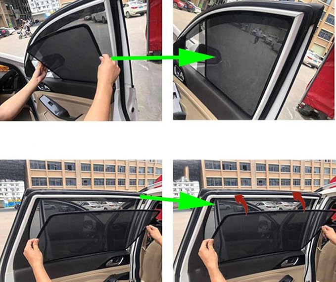 Car Window Sun Shade for GX 460 2010-2022 Magnetic Curtain,7PCS | Side window,Rear Window,Sun UV Protection Cover for Baby Sleeping, Auto Accessories - Image 6