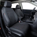 coverdream Custom Seat Covers for 2017-2022 Honda CR-V,Premium Faux Leather Car Seat Cover Set,Full Set Waterproof SUV Seat Protector,Armrest Covers Included (Red/Black) by Coverdream