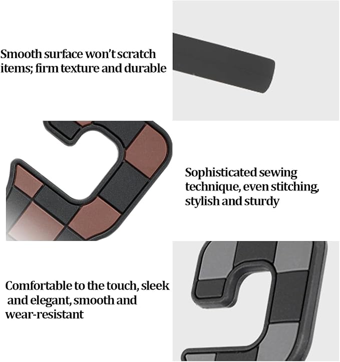 HZEL Car Seat Headrest Hooks, 2PCS Sport Vehicle Seat Back Headrest Hanger Organizer for Handbag Purse Coat, Multifunctional Auto Interior Storage Hook, Universal for SUV RV Truck (Red) - Image 4