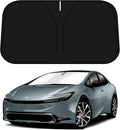 D-Lumina Windshield Sun Shade for Toyo-ta Prius 5th Gen 2023 2024 2025 Accessories, Front Window Sunshade Sun Visor Protector Block UV Rays Heat, Foldable 2 Layers 210T Material by D-Lumina