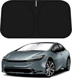 D-Lumina Windshield Sun Shade for Toyo-ta Prius 5th Gen 2023 2024 2025 Accessories, Front Window Sunshade Sun Visor Protector Block UV Rays Heat, Foldable 2 Layers 210T Material by D-Lumina