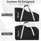 IBVIVIC Car Seat Travel Bag Compatible with UPPAbaby Aria and Mesa, Black | Infant Car Seat Travel Bag Car Seat Cover for Travel - Image 4