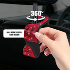 Car Seat Headrest Hook, Automotive Seat Back Organizers, 2PCS | Bling Rhinestone Headrest Hooks with Universal Design, Car Interior Accessories for Holding Handbags Clothes Purses Bottles - Image 4