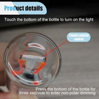 USB LED Atmosphere Light - Plug-in USB Ambient Retro Lamps, Mini LED Car Interface Charging Night Light for Hallway, Bedroom (Red) - Image 3