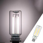 1 Pack Car LED Lights Interior, USB Light for Car Decor & Bedroom, Touch Dimmable Ambient Lighting, Mini Glass Bottle Night Light for Camping Gifts-White by Unknown