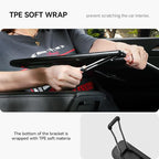 YONZEE Foldable Desk Food Tray (Carbon Edition) for Tesla Model Y Model 3 S X Y Juniper Accessories- Upgraded Table with Support Leg for Dining, in-Car Work, Travel and Outdoor (1 Pack) - Image 4