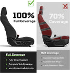 Car Seat Covers Fit for Toyota Tacoma 2024-2026 Double/Crew Cab,Black | Custom Faux Leather Full Set,Waterproof & Wear-Resistant Seat Cover,Fits Tacoma 4th Gen SR,SR5,TRD Sport,TRD Off-Road,Limited - Image 4