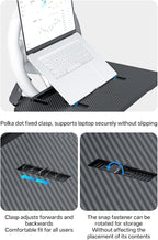 Steering Wheel Tray, Carbon Fiber 2-in-1 Car Tray & Seat Gap Filler, Car Desk, Car Laptop Desk, Car Desk for Laptop, Food Tray for Car, Steering Wheel Desk, Car Table, Universal Car Tray Organizer - Image 7