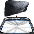 Custom-Fit for Kia Windshield Sun Shade Umbrella, UV Block Car Front Window with 360°Rotation Bendable Handle, Designed for Kia Accessories (for Kia Sorento) by Sawuaa